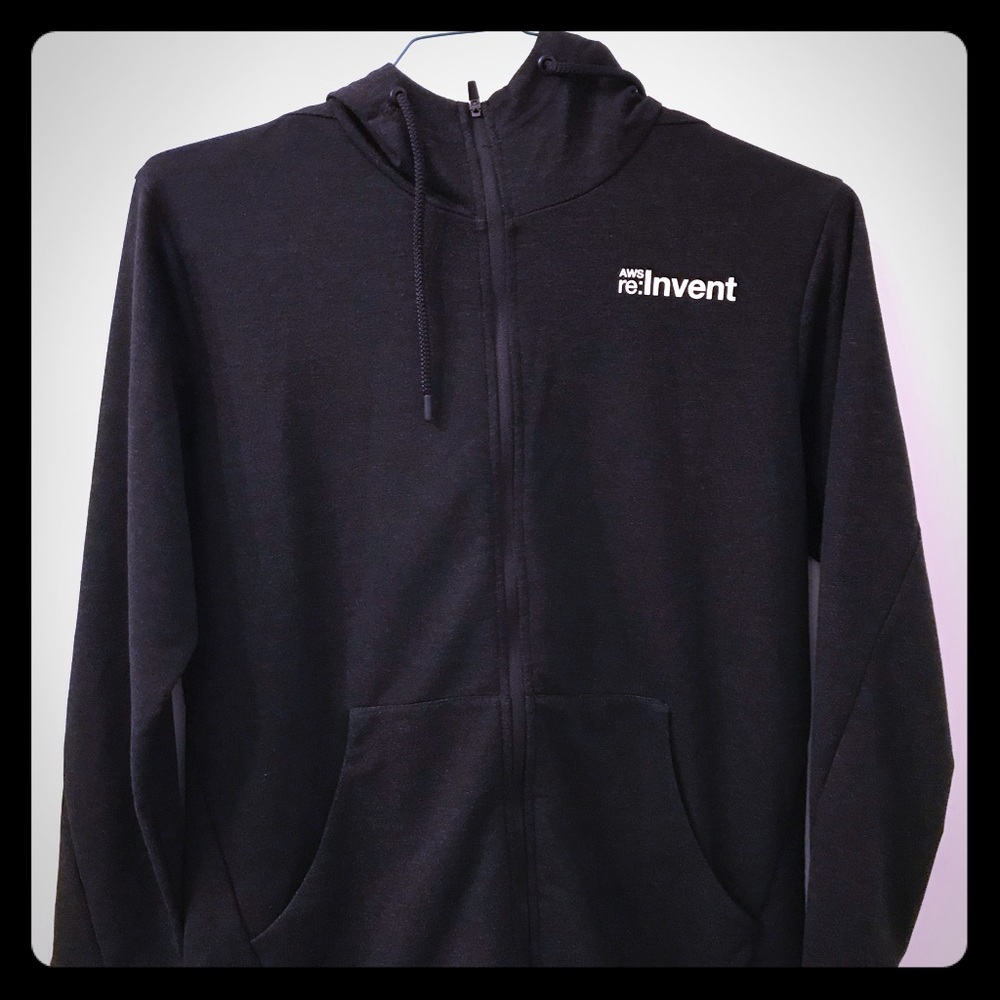 NWOT Official AWS re:Invent Hoodie Sweatshirt S/P